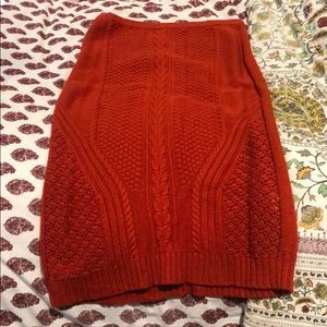 Anthropology Sweater pencil skirt